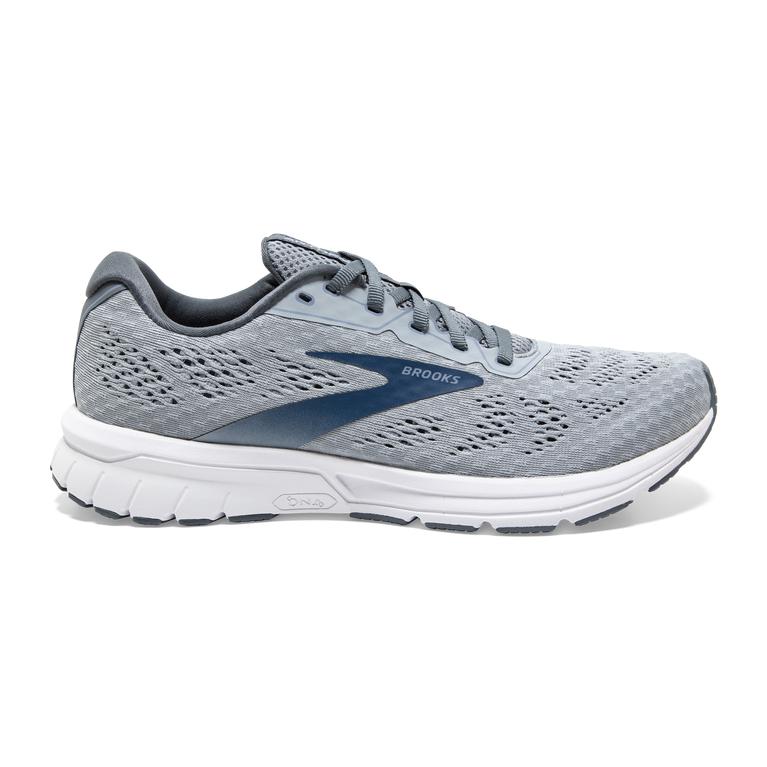 Brooks Anthem 4 Neutral Road Running Shoes - Men's - Quarry/Grey/Dark Blue (96237-ILDF)